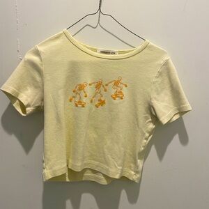 Women’s Graphic Tee Skate Shirt Size L